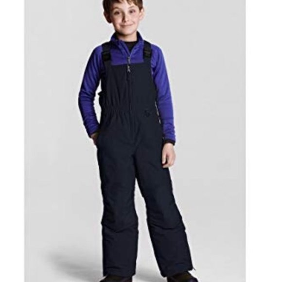 LAND’S END Kids Squall Iron Knee Winter Bib Snow